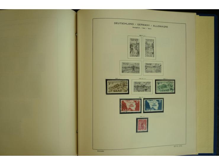 1945/2012, ungebrauchte/postfrische und gestempelte Sammlung, dabei Bizone mit besseren u.a. Mi.-Nr. 93I XG gestempelt mit Fo