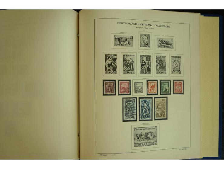 1945/2012, ungebrauchte/postfrische und gestempelte Sammlung, dabei Bizone mit besseren u.a. Mi.-Nr. 93I XG gestempelt mit Fo