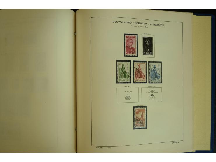 1945/2012, ungebrauchte/postfrische und gestempelte Sammlung, dabei Bizone mit besseren u.a. Mi.-Nr. 93I XG gestempelt mit Fo