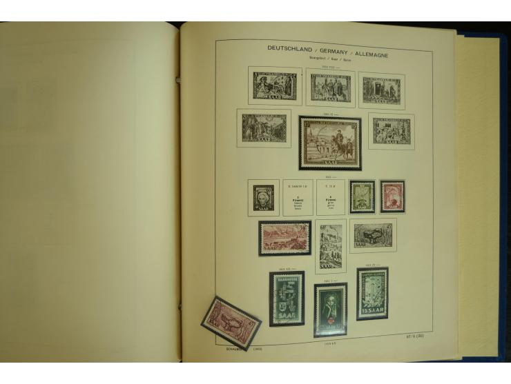 1945/2012, ungebrauchte/postfrische und gestempelte Sammlung, dabei Bizone mit besseren u.a. Mi.-Nr. 93I XG gestempelt mit Fo