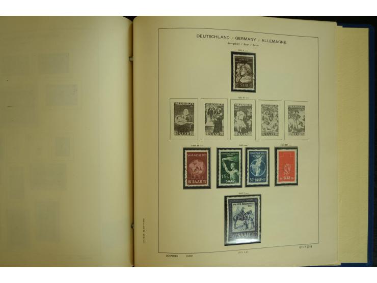1945/2012, ungebrauchte/postfrische und gestempelte Sammlung, dabei Bizone mit besseren u.a. Mi.-Nr. 93I XG gestempelt mit Fo