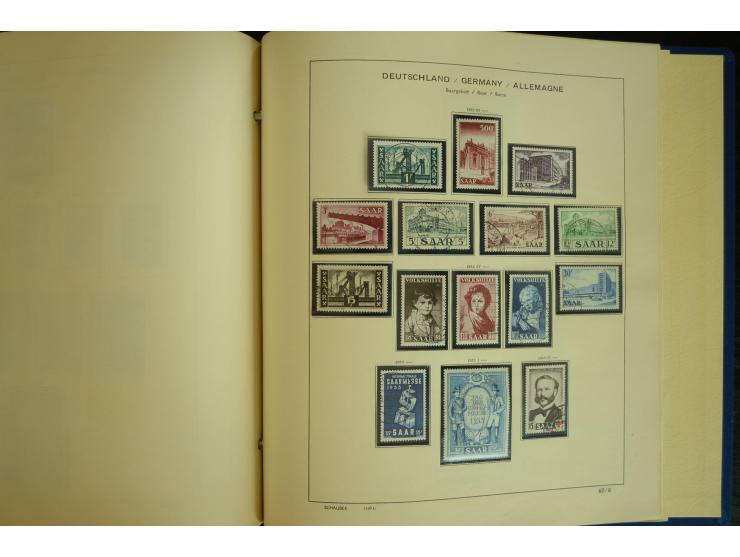 1945/2012, ungebrauchte/postfrische und gestempelte Sammlung, dabei Bizone mit besseren u.a. Mi.-Nr. 93I XG gestempelt mit Fo