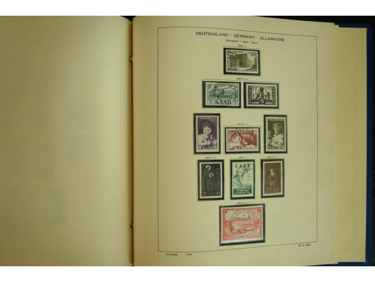 1945/2012, ungebrauchte/postfrische und gestempelte Sammlung, dabei Bizone mit besseren u.a. Mi.-Nr. 93I XG gestempelt mit Fo