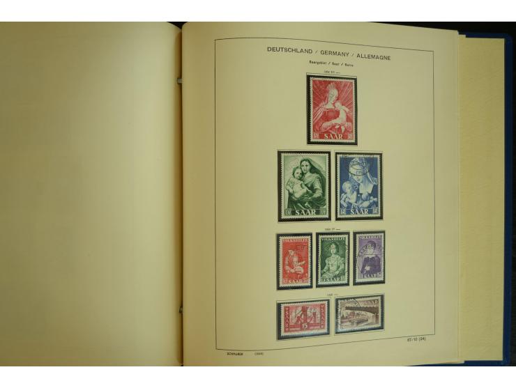 1945/2012, ungebrauchte/postfrische und gestempelte Sammlung, dabei Bizone mit besseren u.a. Mi.-Nr. 93I XG gestempelt mit Fo