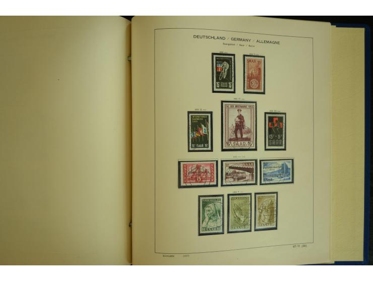 1945/2012, ungebrauchte/postfrische und gestempelte Sammlung, dabei Bizone mit besseren u.a. Mi.-Nr. 93I XG gestempelt mit Fo