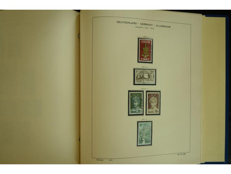 1945/2012, ungebrauchte/postfrische und gestempelte Sammlung, dabei Bizone mit besseren u.a. Mi.-Nr. 93I XG gestempelt mit Fo