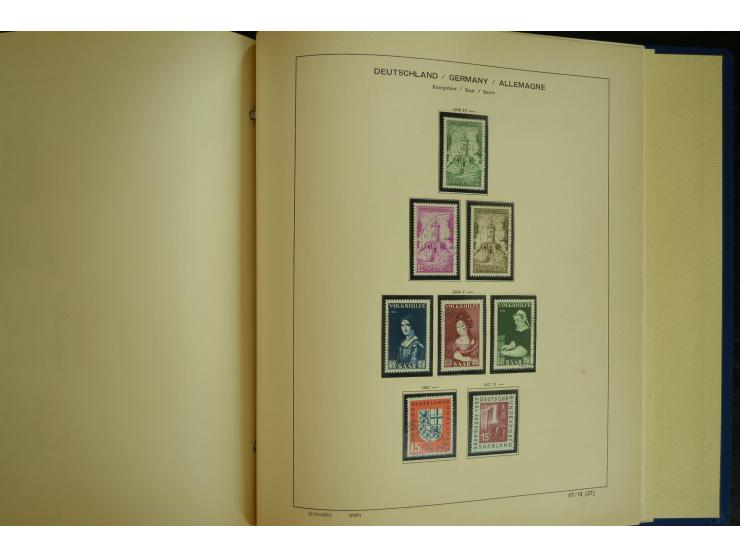 1945/2012, ungebrauchte/postfrische und gestempelte Sammlung, dabei Bizone mit besseren u.a. Mi.-Nr. 93I XG gestempelt mit Fo