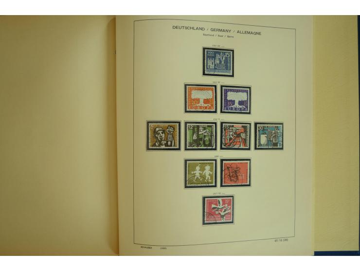 1945/2012, ungebrauchte/postfrische und gestempelte Sammlung, dabei Bizone mit besseren u.a. Mi.-Nr. 93I XG gestempelt mit Fo