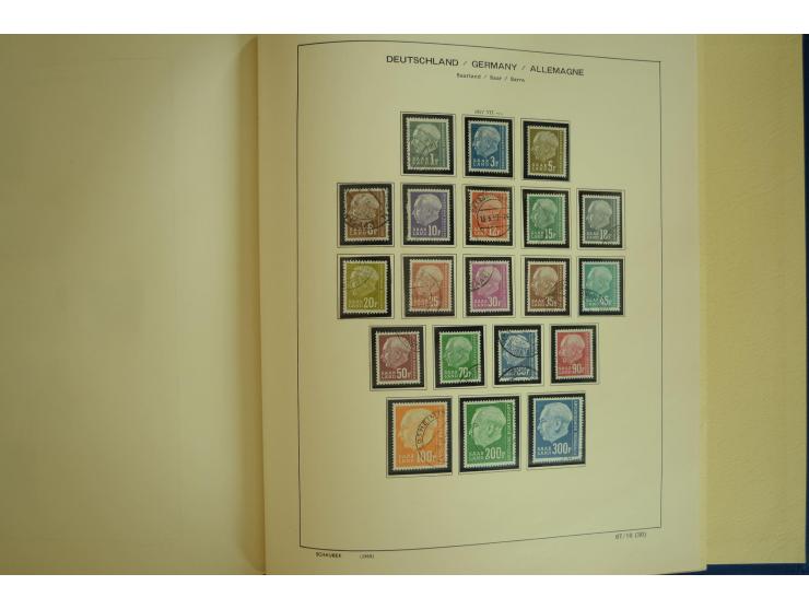 1945/2012, ungebrauchte/postfrische und gestempelte Sammlung, dabei Bizone mit besseren u.a. Mi.-Nr. 93I XG gestempelt mit Fo