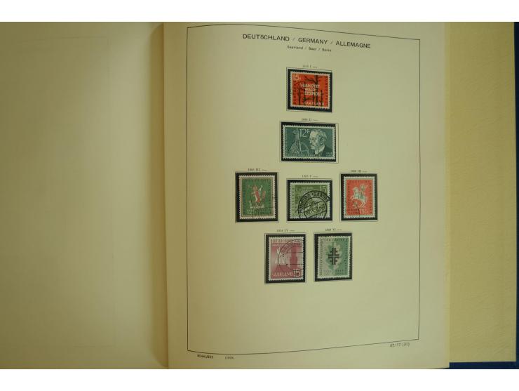 1945/2012, ungebrauchte/postfrische und gestempelte Sammlung, dabei Bizone mit besseren u.a. Mi.-Nr. 93I XG gestempelt mit Fo