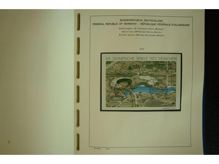 1945/2012, ungebrauchte/postfrische und gestempelte Sammlung, dabei Bizone mit besseren u.a. Mi.-Nr. 93I XG gestempelt mit Fo