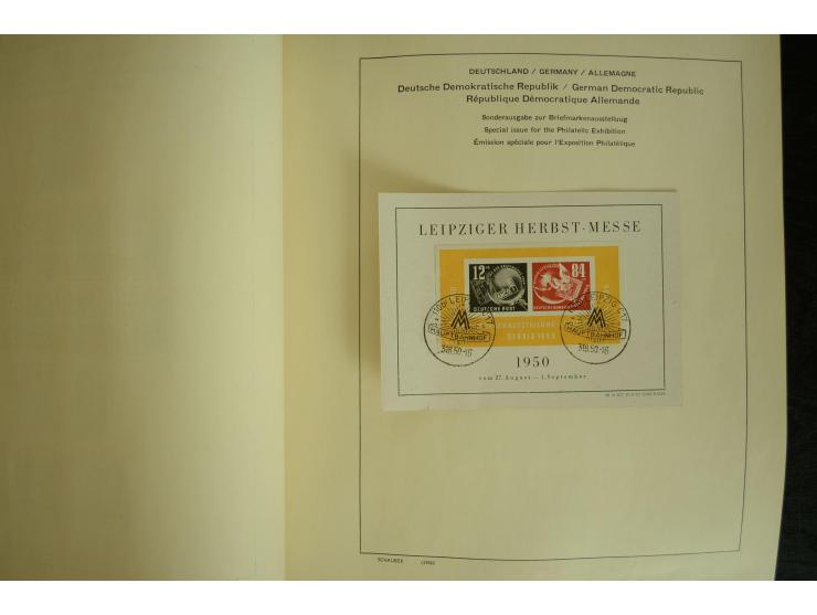 1945/2012, ungebrauchte/postfrische und gestempelte Sammlung, dabei Bizone mit besseren u.a. Mi.-Nr. 93I XG gestempelt mit Fo