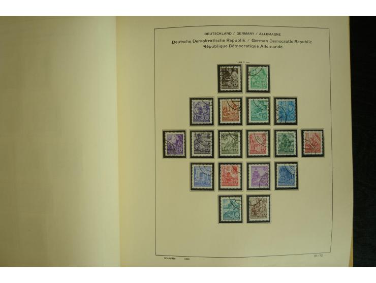 1945/2012, ungebrauchte/postfrische und gestempelte Sammlung, dabei Bizone mit besseren u.a. Mi.-Nr. 93I XG gestempelt mit Fo