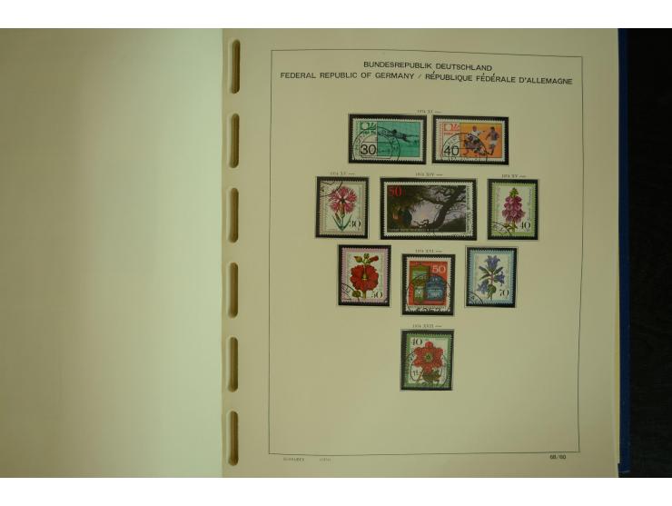 1945/2012, ungebrauchte/postfrische und gestempelte Sammlung, dabei Bizone mit besseren u.a. Mi.-Nr. 93I XG gestempelt mit Fo