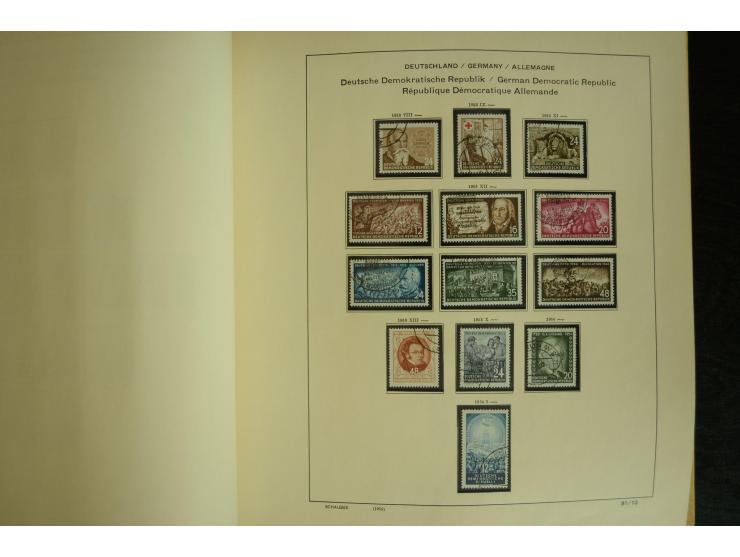 1945/2012, ungebrauchte/postfrische und gestempelte Sammlung, dabei Bizone mit besseren u.a. Mi.-Nr. 93I XG gestempelt mit Fo