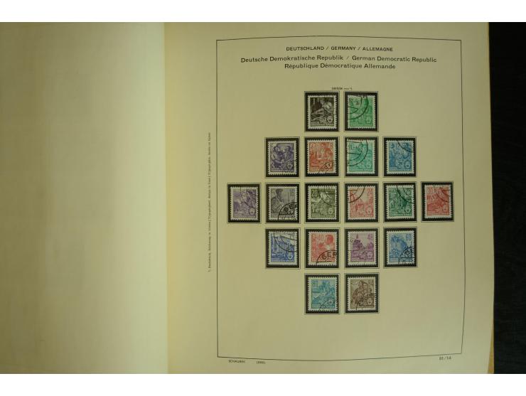 1945/2012, ungebrauchte/postfrische und gestempelte Sammlung, dabei Bizone mit besseren u.a. Mi.-Nr. 93I XG gestempelt mit Fo