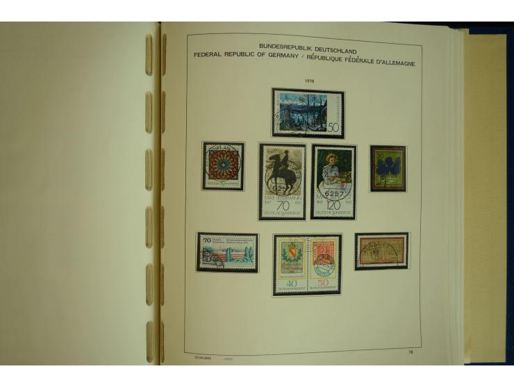 1945/2012, ungebrauchte/postfrische und gestempelte Sammlung, dabei Bizone mit besseren u.a. Mi.-Nr. 93I XG gestempelt mit Fo