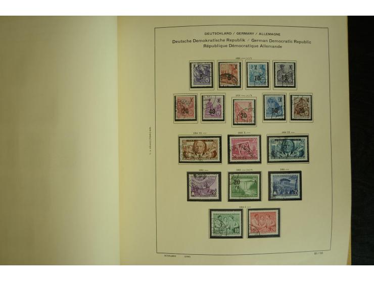 1945/2012, ungebrauchte/postfrische und gestempelte Sammlung, dabei Bizone mit besseren u.a. Mi.-Nr. 93I XG gestempelt mit Fo