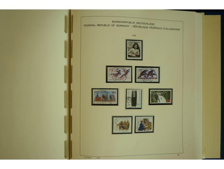 1945/2012, ungebrauchte/postfrische und gestempelte Sammlung, dabei Bizone mit besseren u.a. Mi.-Nr. 93I XG gestempelt mit Fo