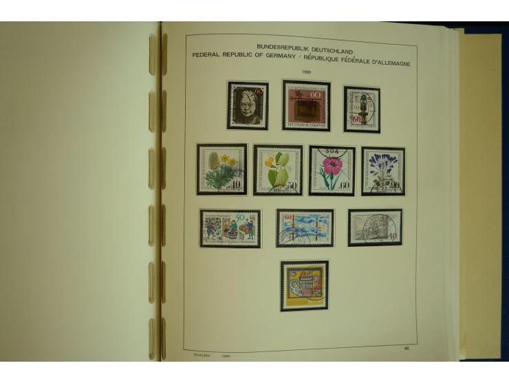 1945/2012, ungebrauchte/postfrische und gestempelte Sammlung, dabei Bizone mit besseren u.a. Mi.-Nr. 93I XG gestempelt mit Fo