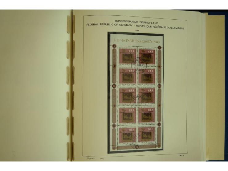 1945/2012, ungebrauchte/postfrische und gestempelte Sammlung, dabei Bizone mit besseren u.a. Mi.-Nr. 93I XG gestempelt mit Fo
