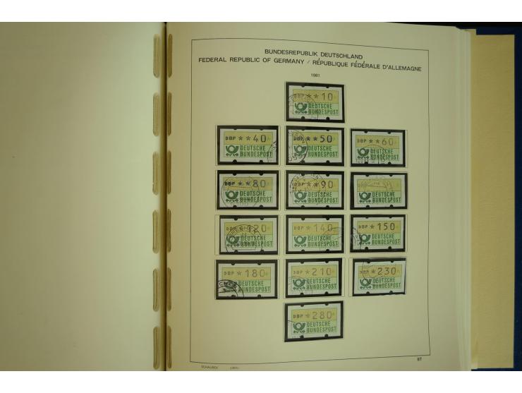 1945/2012, ungebrauchte/postfrische und gestempelte Sammlung, dabei Bizone mit besseren u.a. Mi.-Nr. 93I XG gestempelt mit Fo