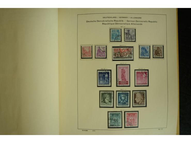 1945/2012, ungebrauchte/postfrische und gestempelte Sammlung, dabei Bizone mit besseren u.a. Mi.-Nr. 93I XG gestempelt mit Fo
