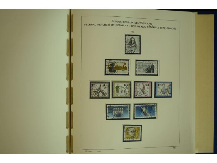 1945/2012, ungebrauchte/postfrische und gestempelte Sammlung, dabei Bizone mit besseren u.a. Mi.-Nr. 93I XG gestempelt mit Fo