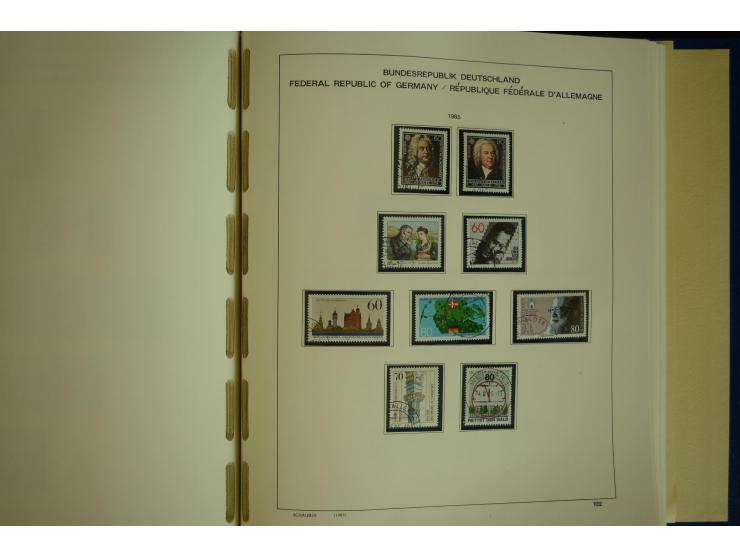 1945/2012, ungebrauchte/postfrische und gestempelte Sammlung, dabei Bizone mit besseren u.a. Mi.-Nr. 93I XG gestempelt mit Fo