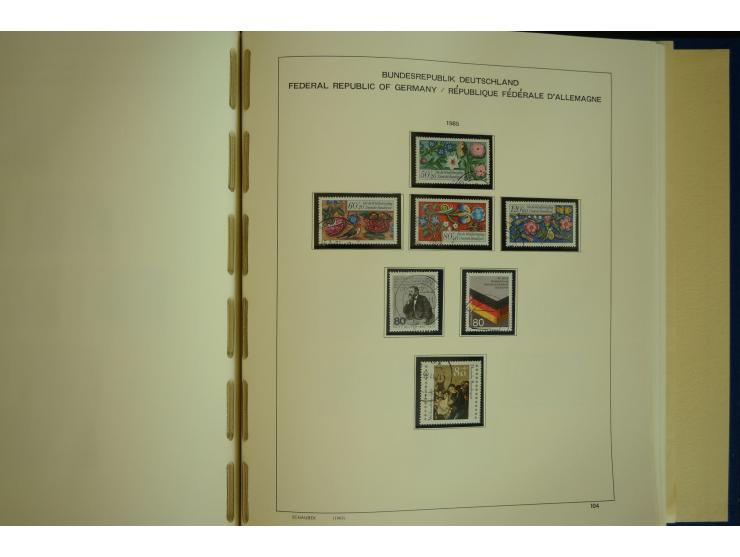 1945/2012, ungebrauchte/postfrische und gestempelte Sammlung, dabei Bizone mit besseren u.a. Mi.-Nr. 93I XG gestempelt mit Fo