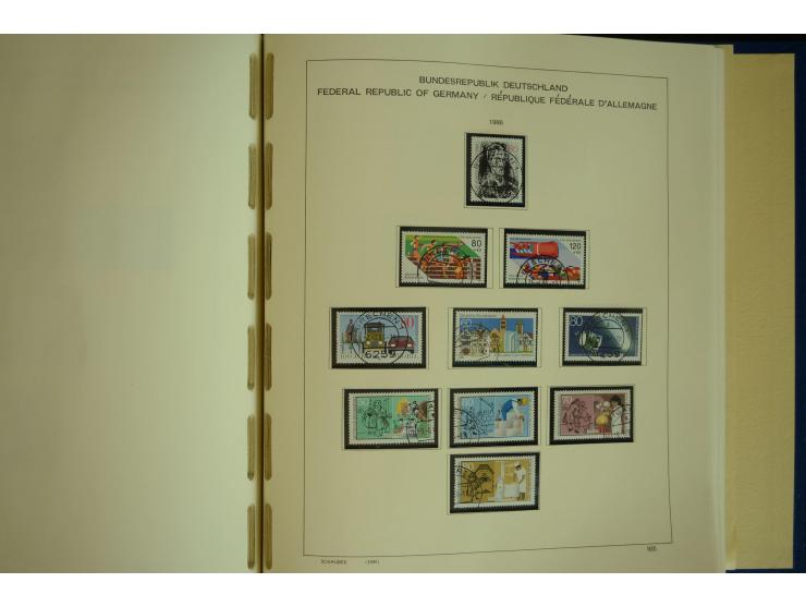 1945/2012, ungebrauchte/postfrische und gestempelte Sammlung, dabei Bizone mit besseren u.a. Mi.-Nr. 93I XG gestempelt mit Fo
