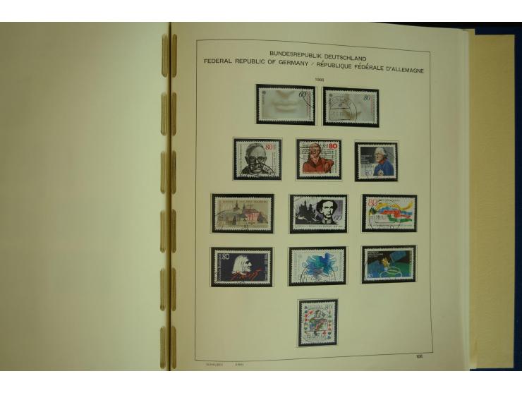 1945/2012, ungebrauchte/postfrische und gestempelte Sammlung, dabei Bizone mit besseren u.a. Mi.-Nr. 93I XG gestempelt mit Fo