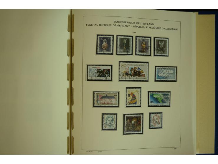 1945/2012, ungebrauchte/postfrische und gestempelte Sammlung, dabei Bizone mit besseren u.a. Mi.-Nr. 93I XG gestempelt mit Fo