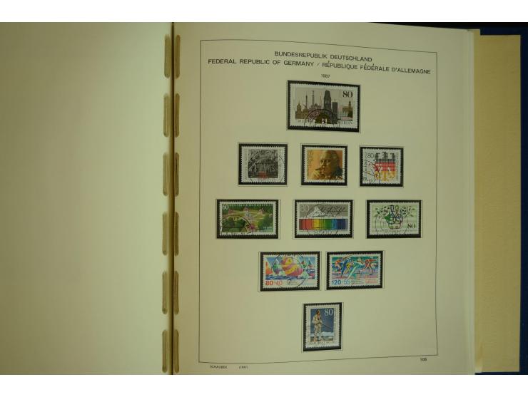 1945/2012, ungebrauchte/postfrische und gestempelte Sammlung, dabei Bizone mit besseren u.a. Mi.-Nr. 93I XG gestempelt mit Fo