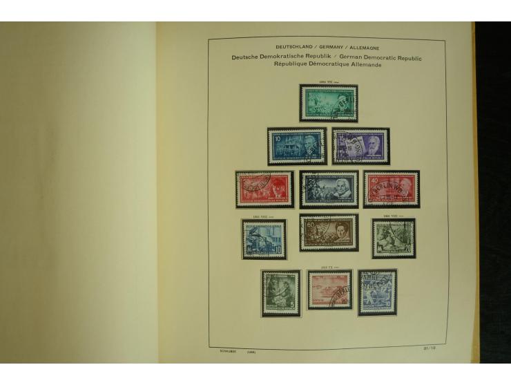 1945/2012, ungebrauchte/postfrische und gestempelte Sammlung, dabei Bizone mit besseren u.a. Mi.-Nr. 93I XG gestempelt mit Fo