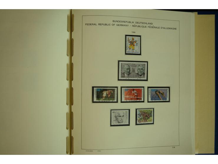 1945/2012, ungebrauchte/postfrische und gestempelte Sammlung, dabei Bizone mit besseren u.a. Mi.-Nr. 93I XG gestempelt mit Fo