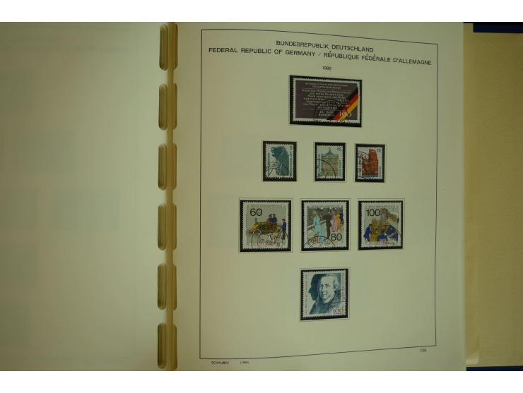 1945/2012, ungebrauchte/postfrische und gestempelte Sammlung, dabei Bizone mit besseren u.a. Mi.-Nr. 93I XG gestempelt mit Fo