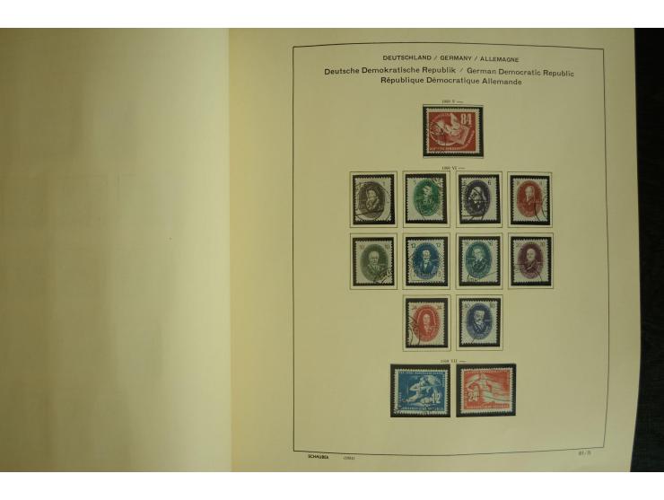 1945/2012, ungebrauchte/postfrische und gestempelte Sammlung, dabei Bizone mit besseren u.a. Mi.-Nr. 93I XG gestempelt mit Fo