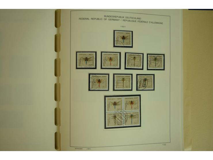 1945/2012, ungebrauchte/postfrische und gestempelte Sammlung, dabei Bizone mit besseren u.a. Mi.-Nr. 93I XG gestempelt mit Fo