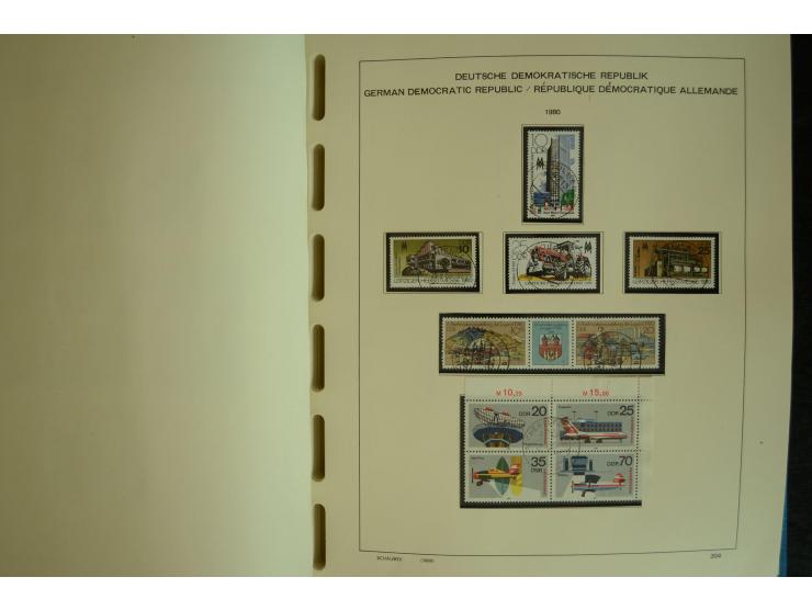 1945/2012, ungebrauchte/postfrische und gestempelte Sammlung, dabei Bizone mit besseren u.a. Mi.-Nr. 93I XG gestempelt mit Fo