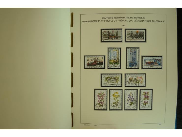 1945/2012, ungebrauchte/postfrische und gestempelte Sammlung, dabei Bizone mit besseren u.a. Mi.-Nr. 93I XG gestempelt mit Fo