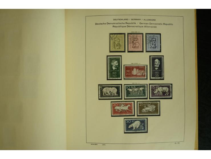 1945/2012, ungebrauchte/postfrische und gestempelte Sammlung, dabei Bizone mit besseren u.a. Mi.-Nr. 93I XG gestempelt mit Fo