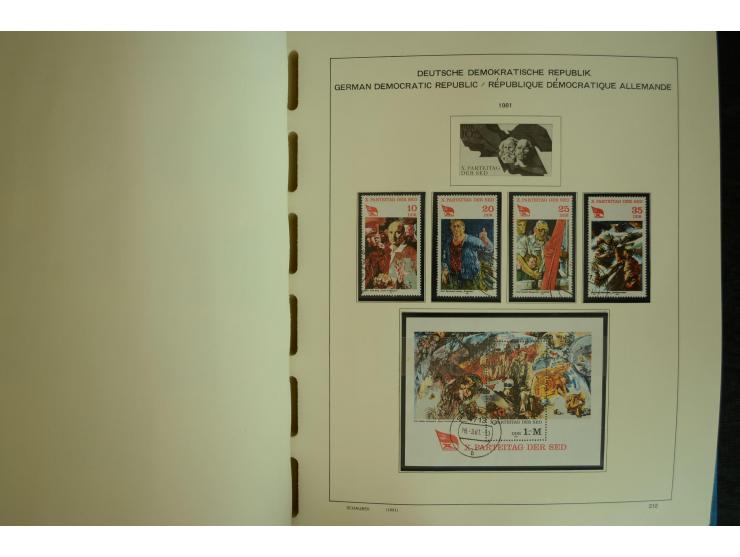 1945/2012, ungebrauchte/postfrische und gestempelte Sammlung, dabei Bizone mit besseren u.a. Mi.-Nr. 93I XG gestempelt mit Fo