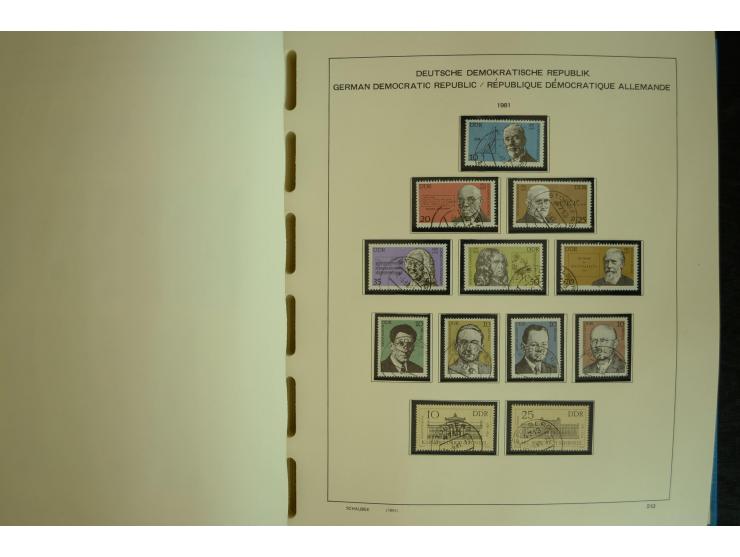 1945/2012, ungebrauchte/postfrische und gestempelte Sammlung, dabei Bizone mit besseren u.a. Mi.-Nr. 93I XG gestempelt mit Fo