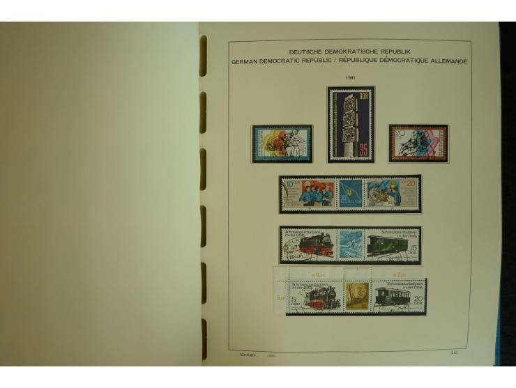 1945/2012, ungebrauchte/postfrische und gestempelte Sammlung, dabei Bizone mit besseren u.a. Mi.-Nr. 93I XG gestempelt mit Fo