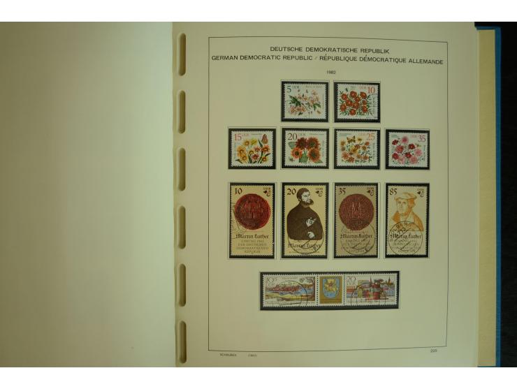 1945/2012, ungebrauchte/postfrische und gestempelte Sammlung, dabei Bizone mit besseren u.a. Mi.-Nr. 93I XG gestempelt mit Fo