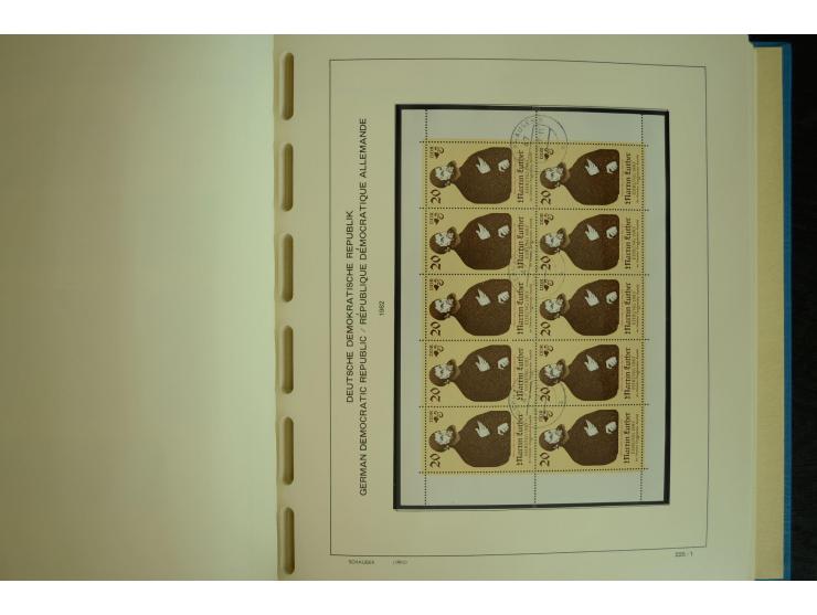 1945/2012, ungebrauchte/postfrische und gestempelte Sammlung, dabei Bizone mit besseren u.a. Mi.-Nr. 93I XG gestempelt mit Fo