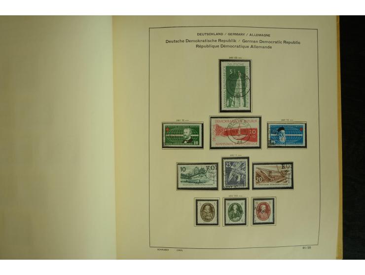 1945/2012, ungebrauchte/postfrische und gestempelte Sammlung, dabei Bizone mit besseren u.a. Mi.-Nr. 93I XG gestempelt mit Fo