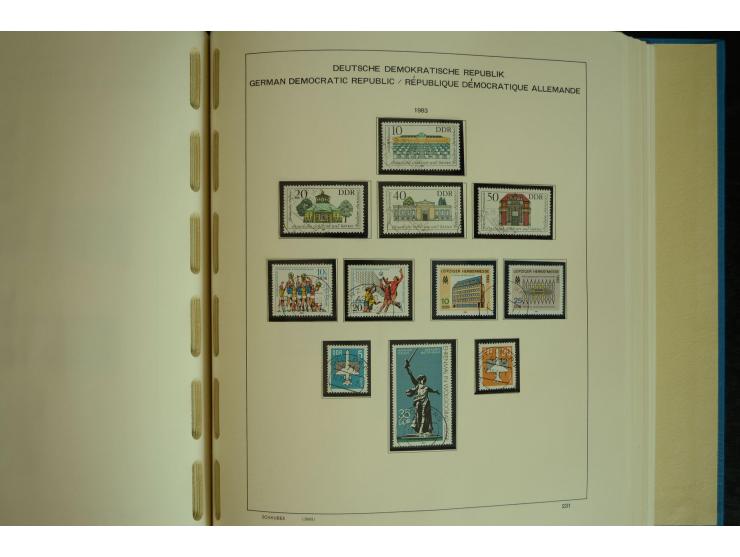 1945/2012, ungebrauchte/postfrische und gestempelte Sammlung, dabei Bizone mit besseren u.a. Mi.-Nr. 93I XG gestempelt mit Fo
