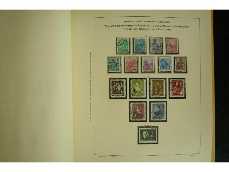 1945/2012, ungebrauchte/postfrische und gestempelte Sammlung, dabei Bizone mit besseren u.a. Mi.-Nr. 93I XG gestempelt mit Fo